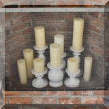 D19. Metal fire screen 31”h x 39”w 